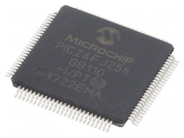 Microcontroler PIC 256kB 32MHz SMD TQFP100 16kB SRAM