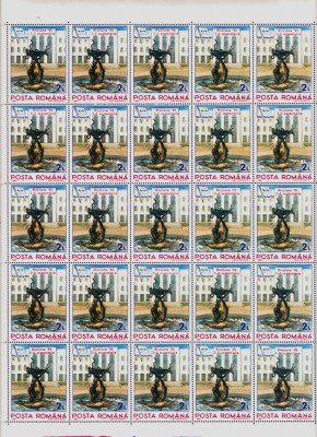 RO 1993 LP 1323 &amp;quot;Expo.Fila. Riccione - supra.&amp;quot;, coala de 25 **2 ERORI** ,MNH foto