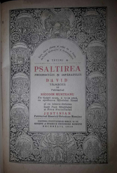 Psaltirea proorocului si imparatului David-1948