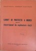 CARNET DE PROTECTIE A MUNCII PENTRU ELECTRICIANUL DE EXPLOATARE STATII-VITA FLORIAN-242859