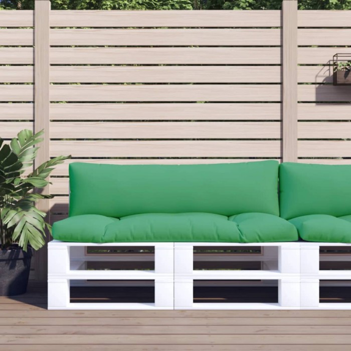 Gossi perne de paleti, 2 buc, verde, material textil