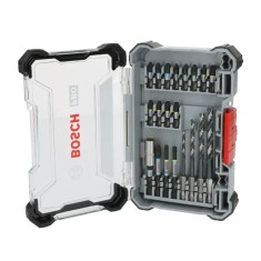 BOSCH Set mixt de 20 accesorii pentru insurubare si gaurire in metal PRO Impact, prindere hexagon 1/4&amp;quot;