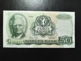 NORVEGIA 50 KRONER 1969 EXCELENTA