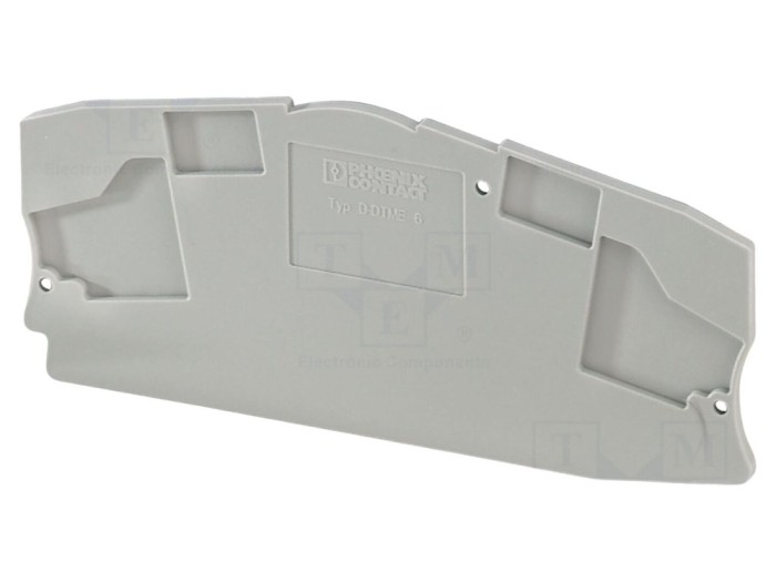 Conector capac final gri poliamidă