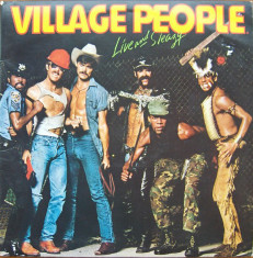 VINIL Village People ?? Live And Sleazy DUBLU LP 2XLP VG+ foto