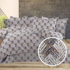 LENJERIE DE PAT CREPONATA 100% BUMBAC (CREP21) - doua persoane