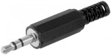 Conector pentru lipit Stereo jack 3.5 mm 3 pini Tata, cjack3m, Oem