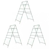 Cumpara ieftin Spaliere de gradina plante cataratoare 3 buc. otel, cu cadru A