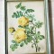 Tablou matase - decorativ / de colectie - Trandafir galben