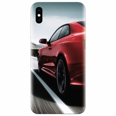 Husa silicon pentru Apple Iphone X, Car On Road foto