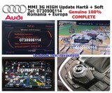 AUDI HARTA Navigatie MMI 3G A4 A5 A6 A7 A8 Q5,Q7 HDD Eu+ROMANIA 2020