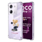Husa antisoc pentru xiaomi poco m7 pro 5g - airbag tpu, col&Egrave;uri ranforsate - let&acirc;s move forward
