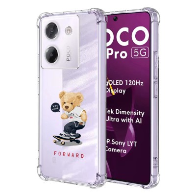 Husa antisoc pentru xiaomi poco m7 pro 5g - airbag tpu, col&amp;Egrave;uri ranforsate - let&amp;acirc;s move forward foto