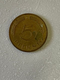 Moneda 5 PFENNIG - 1989 D - Germania - KM 107 (276), Europa