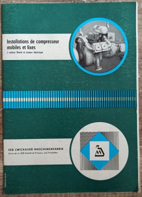 Installations de compresseur mobiles et fixes Veb Zwickauer Maschinenfabrik foto