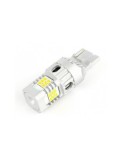 Led Auto ALB T20, Super Canbus Cu 24 SMD 3020 12V Fara Polaritate BTLE5040C-7440-ALB cu o singura intensitate