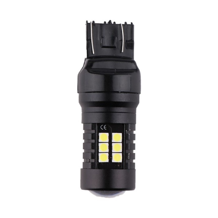 Bec Led Auto Techstar&reg; W21/5W, 7443, Alb Rece, 6000K, 12V, 420 lm