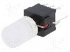 Microintrerupator 10x10mm, ON-(ON), DPDT, HIGHLY - PB61303BL-1 foto