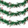 Beteală Decorativă Crăciun, Model Moș Crăciun, Lungime 3m, Lățime 10cm, Multicolor, Oem