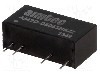 Convertor de tensiune, DC-DC, intrare 4,5...5,5V DC, iesire 5V DC, putere 2W, AIMTEC - AM2D-0505SH52Z