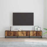 vidaXL Cabinet TV Lemn vechi 210 x 35 x 41 cm Lemn compozit