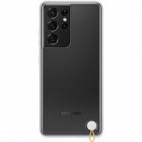 Husa Plastic Samsung Galaxy S21 Ultra 5G, Clear Protective Cover, Alba EF-GG998CWEGWW
