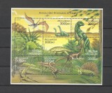 MOZAMBIC 2000 ANIMALE PREISTORICE DINOZAURI, Nestampilat