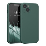 Cumpara ieftin Husa Kwmobile pentru Apple iPhone 13, Silicon, Verde, 59359.166, Carcasa