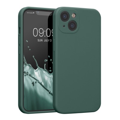 Husa Kwmobile pentru Apple iPhone 13, Silicon, Verde, 59359.166 foto