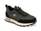 Pantofi sport GRYXX negri, 8191, din material textil