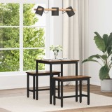 vidaXL Mese de sufragerie 60 x 60 x 75 cm METAL 892616