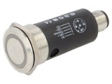 Comutator Anti-Vandalism EAO SPDT 0.1A 35V LED Albastru IP67 Montaj &Oslash;22 mm