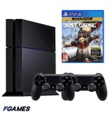 Consola Sony Playstation 4 Ps4 500gb + Doua Controllere + Just Cause 3 Gold Edition PlayStation 4, Second-Hand