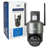 Cumpara ieftin Aproape nou: Camera supraveghere video PNI House IP578 cu Wi-Fi, PTZ, dual lens 8MP