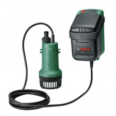 Pompe pentru apa de ploaie cu acumulator BOSCH GardenPump 18V-2000, 18 V, 2 Ah, flux volum 33.3 l min