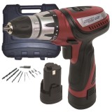 Raider RD-CDL09L - Masina de gaurit si insurubat cu 2 acumulatori Li-Ion 12 V 1.3 Ah 28 Nm valiza plastic accesorii