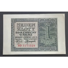 Polonia, 1 Zloty 1941.