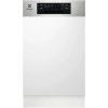 Masina de spalat vase semi-incorporabila Electrolux EEM43300IX, 10 seturi, 8 programe, Clasa D, Motor Inverter, AirDry, SatelliteClean, MaxiFlex, Quic