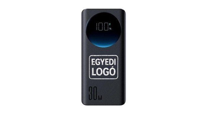 Cu LOGO PERSONALIZAT Joyroom Powerbank JR-PBF02 30W 20000mAh + cablu USB-A - USB-C 0,25 m - negru