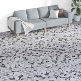 vidaXL Plăci de Pardoseală 18 pcs Gri 5,26 m&sup2; PVC 42046295