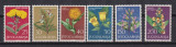 JUGOSLAVIA 1965 FLORA MI. 1118-1123 MNH, Nestampilat