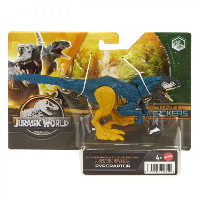 JURASSIC WORLD DINO TRACKERS DANGER PACK DINOZAUR PYRORAPTOR SuperHeroes ToysZone foto