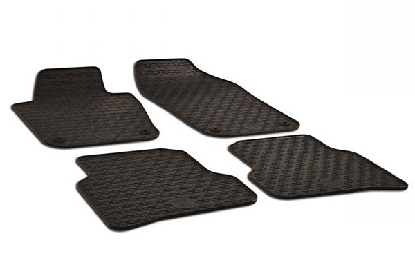 Set covorase auto cauciuc Seat Ibiza (2008-2016), Ibiza ST (2010-), VW Polo (2009-2014), (2014-2016)