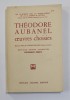 THEODORE AUBANEL - OEUVRES CHOISIES , 1961