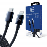 3mk Hyper Cable USB-C / Lightning 20W 1.2m - negru