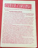 Program fotbal &quot;Curier Sportiv&quot; CORVINUL (mai-iunie 1980)