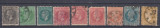 1879/80 LP 40 CAROL I EMISIUNEA a II-a BUCURESTI SERIE CU VARIETATE STAMPILATA, Stampilat