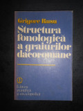 Grigore Rusu - Structura fonologica a graiurilor dacoromane (1983)