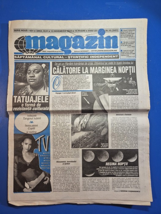 ziarul magazin 13 noiembrie 2003