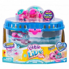 Acvariu Moose Toys Little Live Pets Broscute testoase cu pui S5 foto